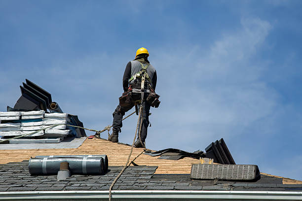 Professional Roof Replacement technician working in Brooklyn, IN